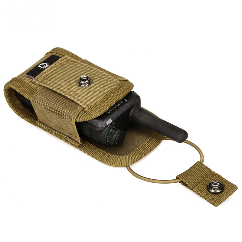 Hot Outdoor Tactical Walkie-Talkie Bag Army Fan Molle CS Equipment Camouflage Accessory Multi-Function Waterproof Sports Package