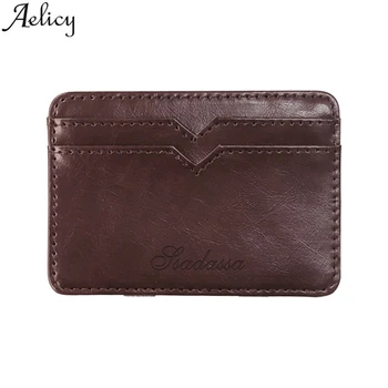 

Aelicy New men's Wallet Business Card Holder Wallet cross-section multi-function Wallet Tide Short Men Wallet Quality Assurance