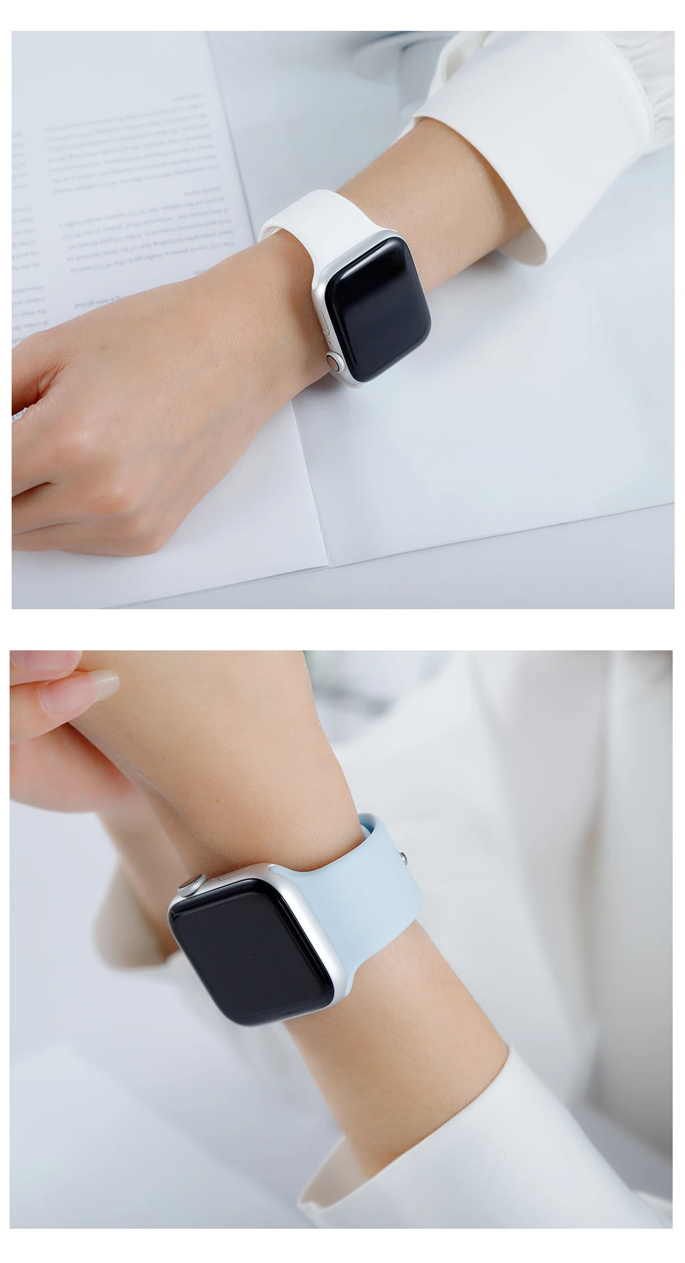 Ремешок для часов для Apple 38 мм 42 мм iWatch 5 ремешок 44 мм 40 мм Ремень спортивный силиконовый браслет часы аксессуары для Apple 5 4 3 2 1