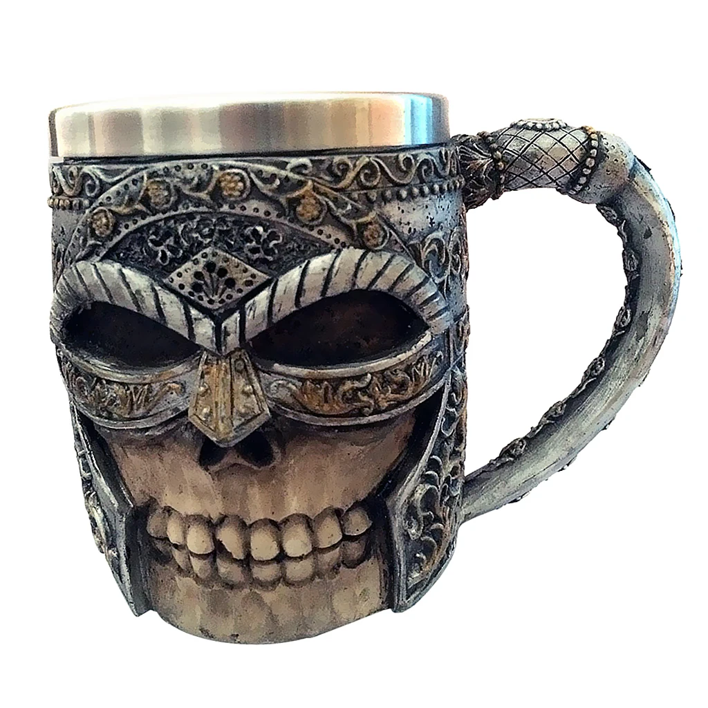Double Wall Stainless Steel Skull Wolf Mugs Coffee Cup Mug Hallowmas Gift Double Wall Stainless Steel Skull Wolf Mugs Coffee Cup Mug Hallowmas Gift