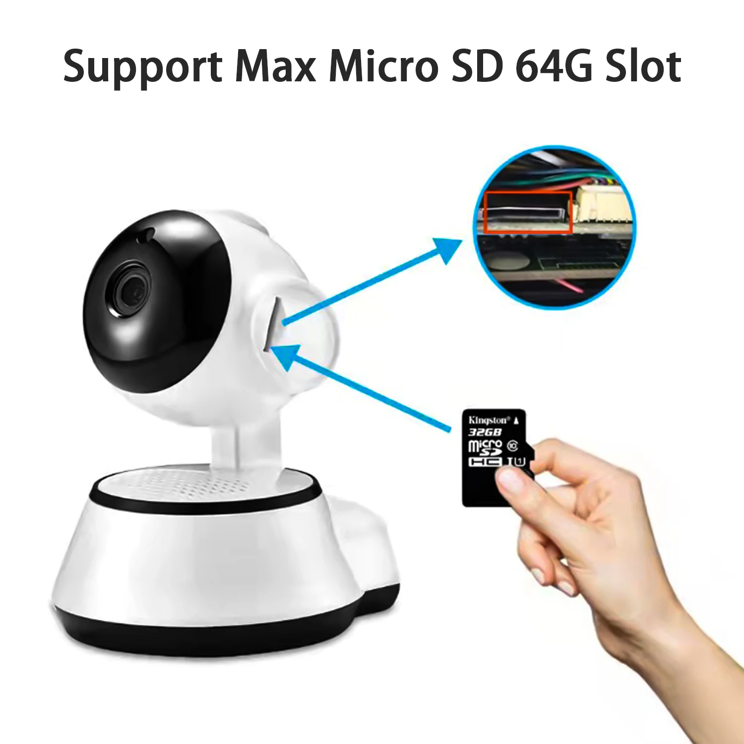 Рисунок 4 - Миниатюрная Wi-Fi камера с углом поворота 360 градусов