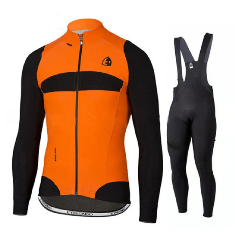 

Men's Cycling Etxeondo Jersey Long sleeve set MTB Bike Clothing Maillot Ropa Ciclismo Hombre Bicycle Wear 16D GEL bib pants