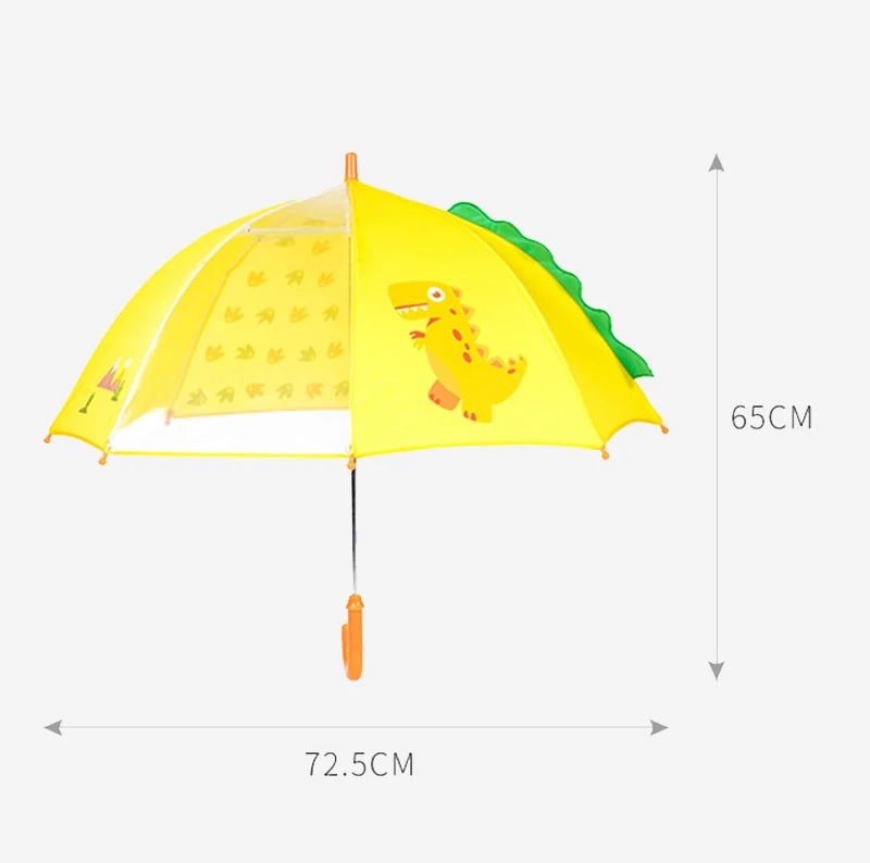 Зонт с динозавром для детей, Paraguas Guarda Chuva, зонтик Ombrello Parapluie Enfant Sombrilla Paraguas, Прозрачный детский зонт