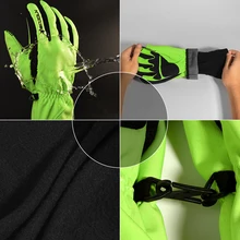 Boodun 2 в 1 многофункциональные зимние уличные спортивные перчатки для сноуборда водонепроницаемые ветрозащитные мотоциклетные мужские лыжные перчатки