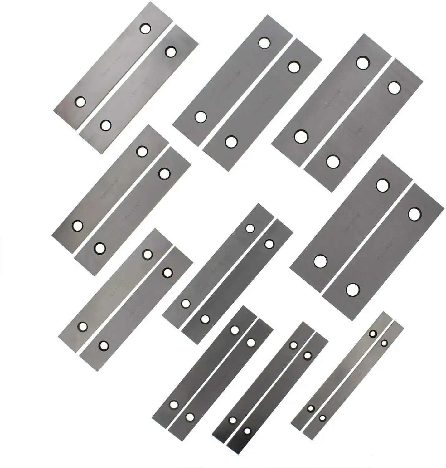 Machinist/'s Thin Parallel Bar Set 10 Pair 1//8/" X 6/"