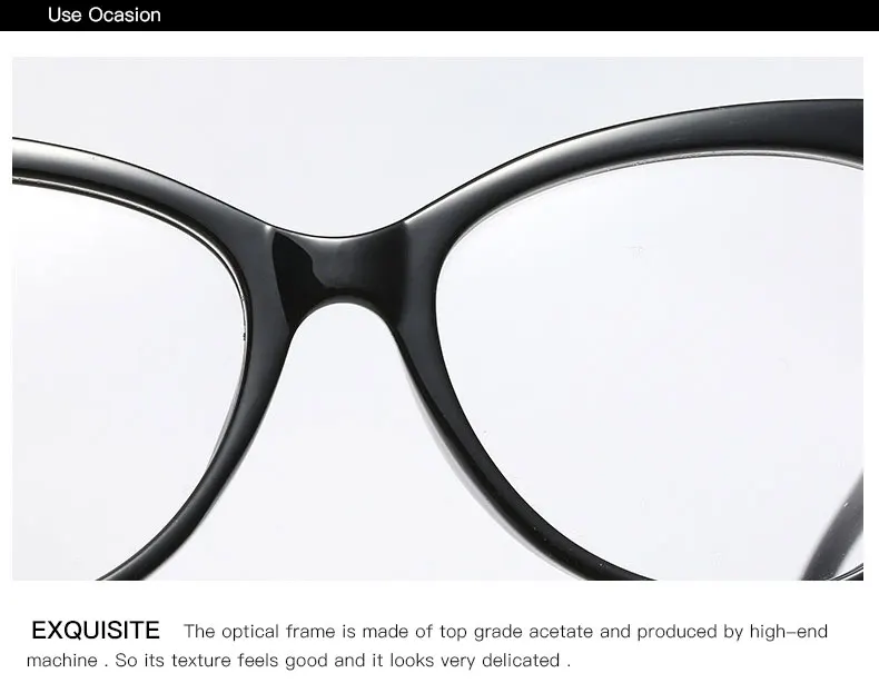 YDO новые женские очки оправа Женская мода кошачий глаз оправа ультралегкие оптические прозрачные линзы компьютерные очки для женщин