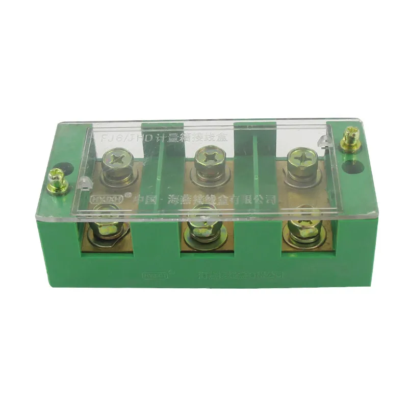 

High-Current Junction Box 3-in 3-out Three-Phase Metering Box Wire and Cable Docking Box