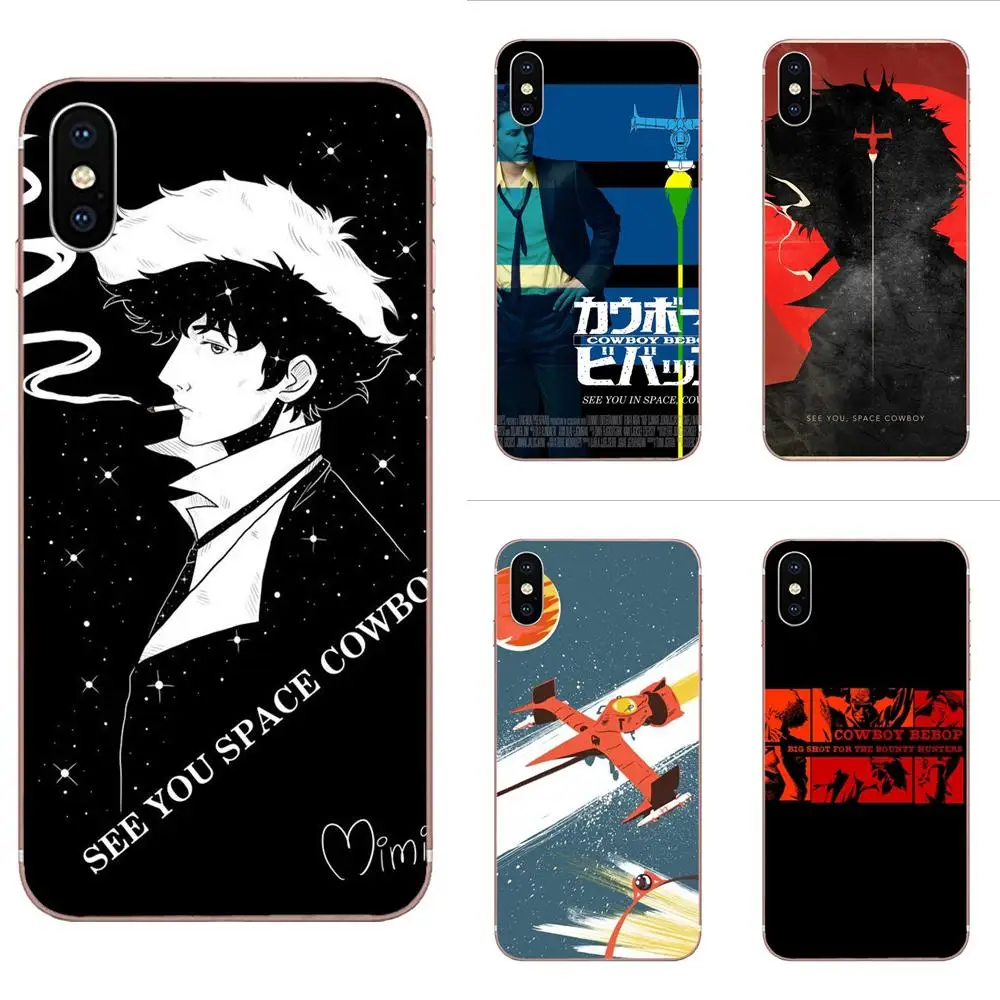 

Soft TPU Phone Coque For Xiaomi Redmi Note 2 3 3S 4 4A 4X 5 5A 6 6A Pro Plus Cartoon Space Cowboy Bebop