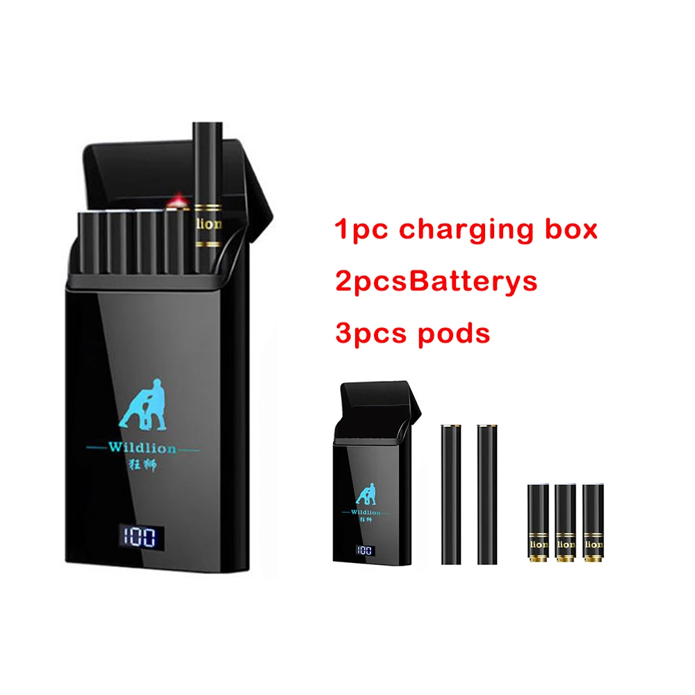 kit123 Vape Pod стартовый набор, керамическая катушка pod, светодиодный источник питания, система индикации, аккумулятор 180 мАч, электронная сигарета - Цвет: kit123