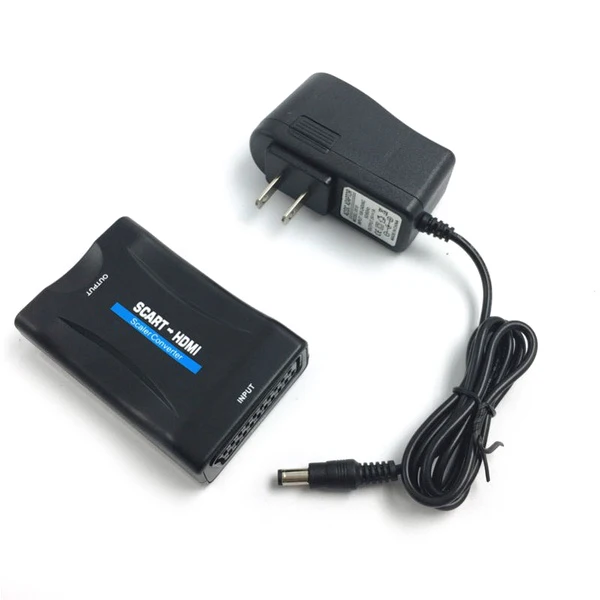 1080P SCART К HDMI видео аудио высококлассный конвертер AV адаптер сигнала HD приемник без
