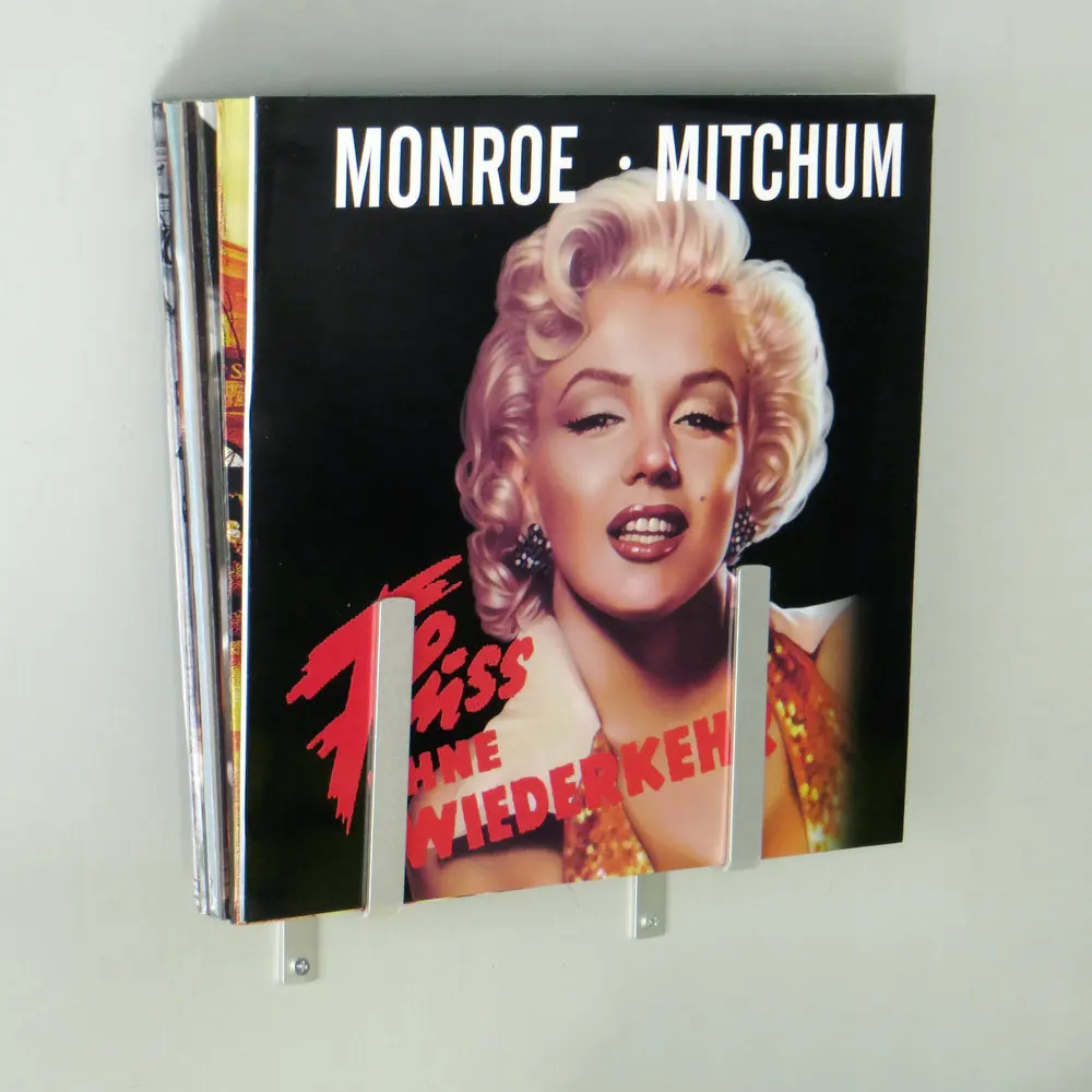Настенная виниловая стойка для записи 1 пара 7 &quot10" 12 &quotLP Одиночная подставка