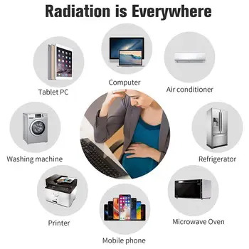 

Anti Radiation Protector Sticker Negative Ions EMF Blocker for Mobile Phones Laptop