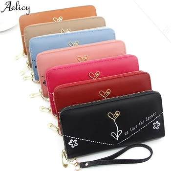 

Aelicy Wallets Women's Clutch Bag Zipper Bag Women's Coin Purse Card Package Big Fashion Wallet Casual Travel Purse Carteira
