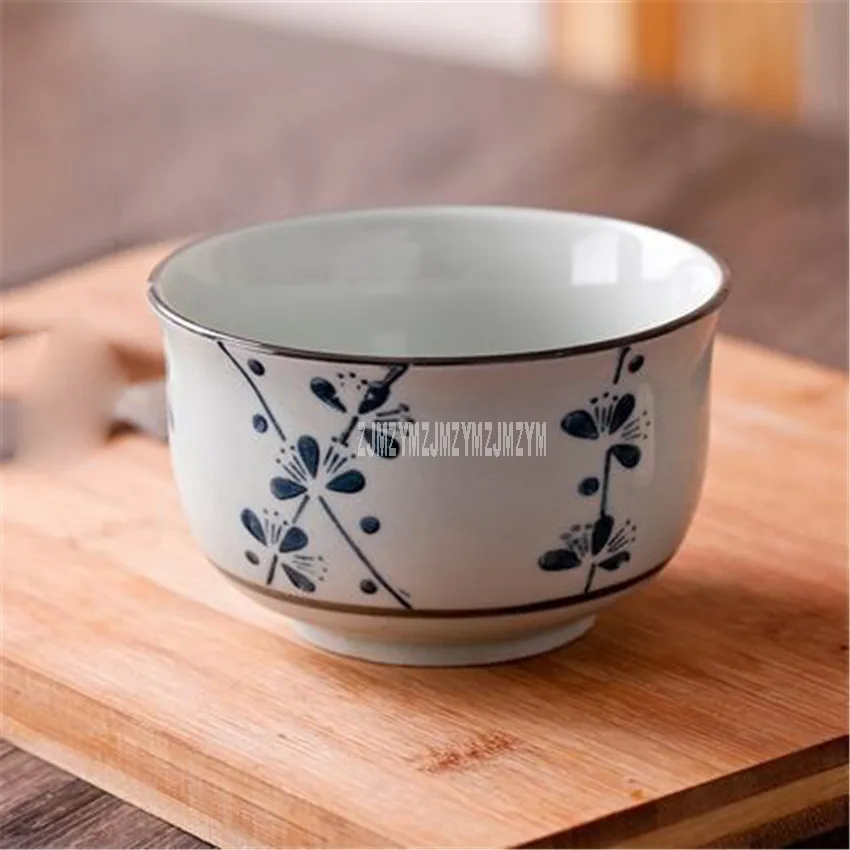 plum blossom 10 шт./компл. корейский классический стиль 4,25-дюймовая Керамическая пиала для риса ручная роспись здоровье простой бытовой лапши суп приготовленный рис чаша - Цвет: plum blossom