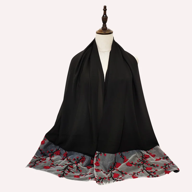 Шифоновая абайя Макси хиджаб шарф Мусульманский тюрбан Hijabs Foulard Femme Абая для женщин Hoofddoek Moslima платок тюрбаны
