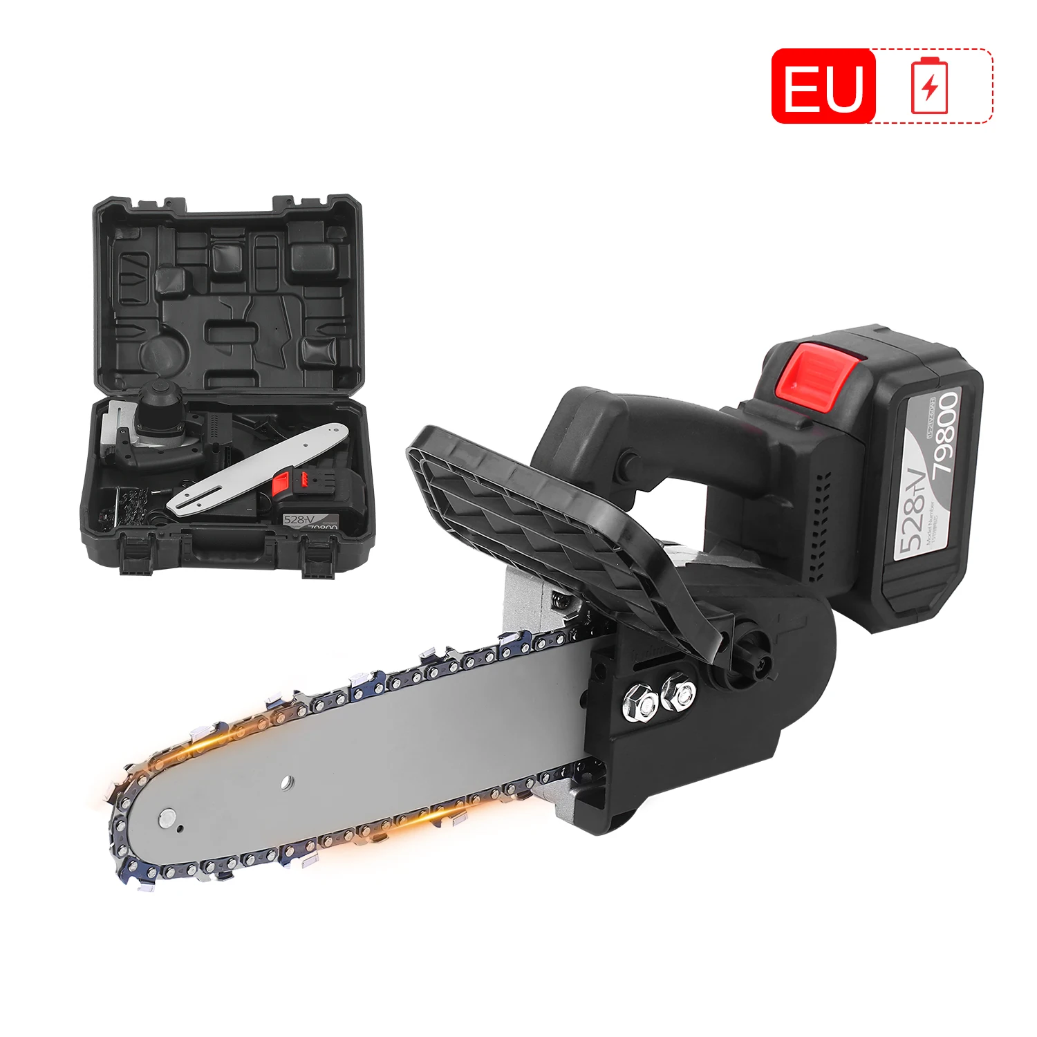 21 с бесщеточным двигателем беспроводные цепные пилы 2 предмета в упаковке 6 Ах Батарея быстро Зарядное устройство включены авто 12 дюймов мощная бензопила комплект валки|Электрические пилы| | АлиЭкспресс