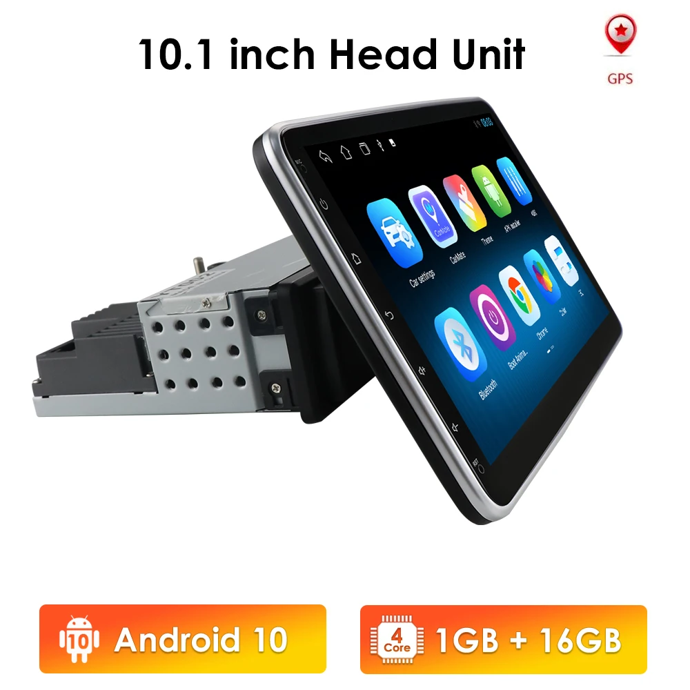 Автомагнитола 1 DIN на Android 10 дюйма GPS Универсальный Автомобильный мультимедийный