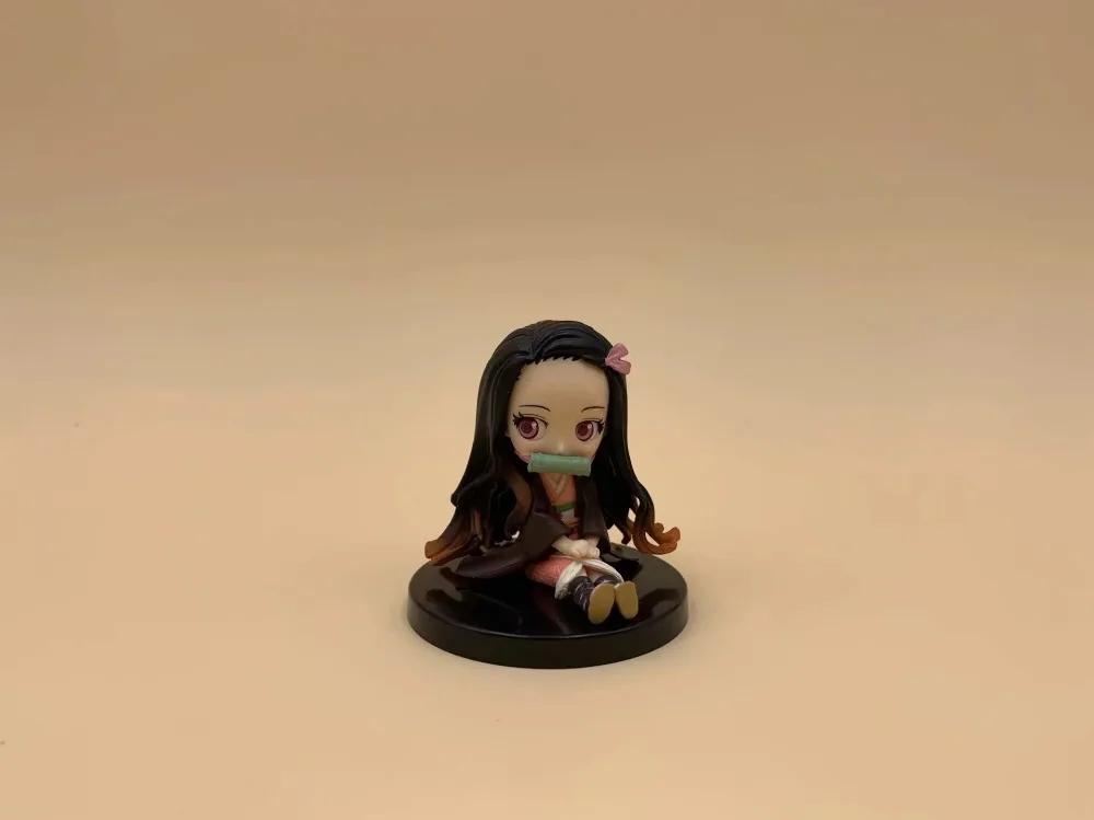 Kimetsu без Yaiba Nezuko Tanjirou Zenitsu Giyuu Inosuke ПВХ фигурка Q. ver Аниме демон убийца фигурка игрушки 3 шт./компл