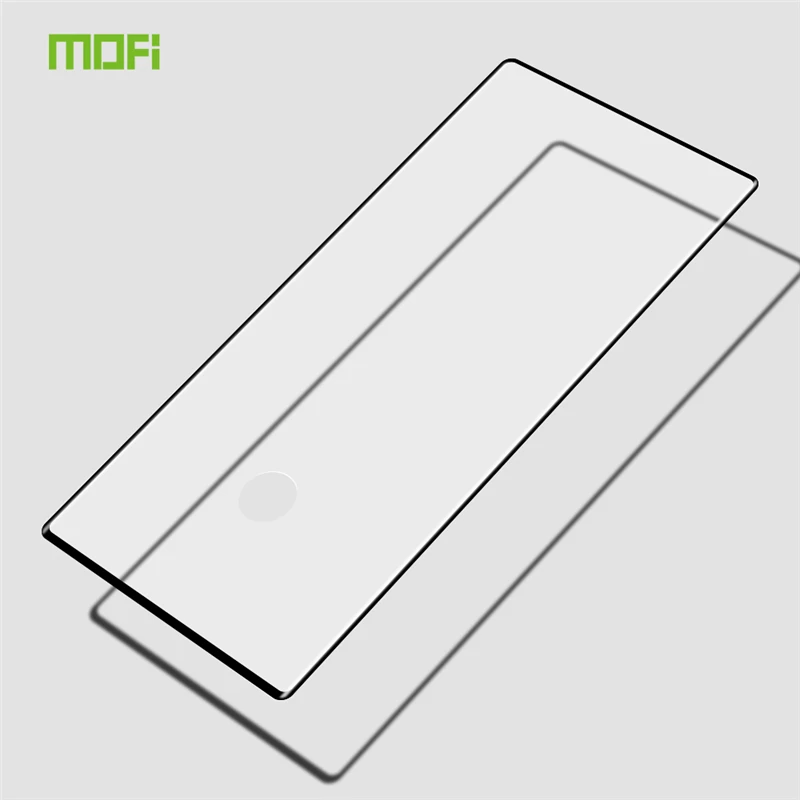 Для samsung Galaxy Note 10/10 Pro закаленное стекло Mofi 3D изогнутое полное покрытие для Note10 Plus 10Pro Защитная пленка для экрана - Цвет: Black