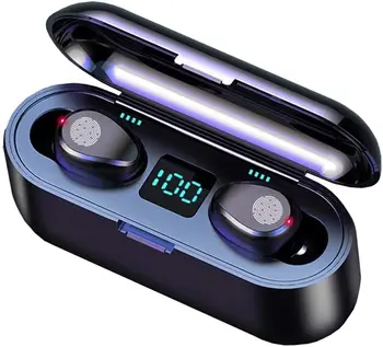 

Bluetooth Earbuds, True Wireless Headphone with Charging Case Voice Assistant IPX7 Waterproof Touch Long Battery Life Earphone