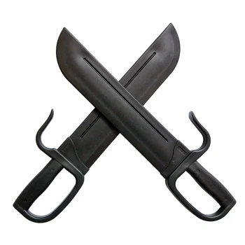 

Plastic eight chopper sword Wing Chun boxing butterfly double blade plastic steel practical combat training