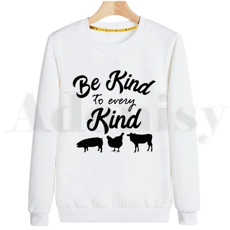 

Kawaii Cartoon Vegan Floral Vintage Hoodies Sweatshirt Print Trend Mens Clothes Hip-Hop Male Crewneck Hoodies Men