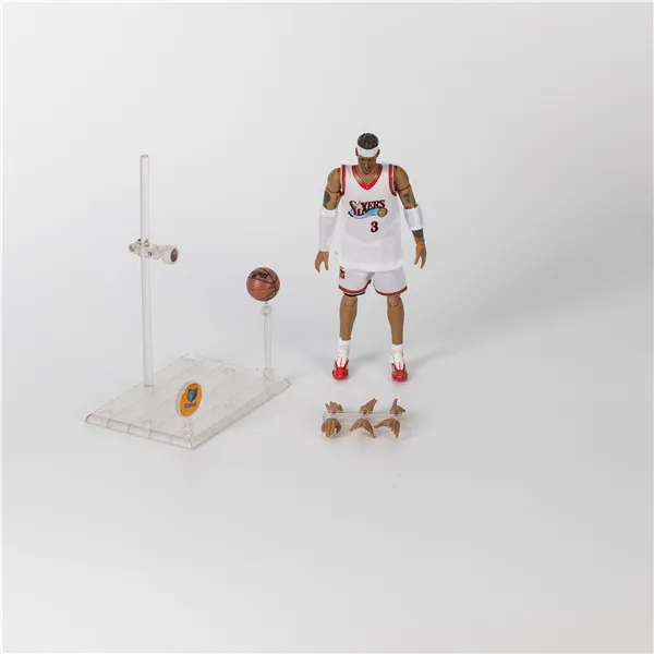 

NBA 1/9 Basketball Iverson White 3 Mobile Garage Kit Model Boxed Garage Kit Doll Ornaments