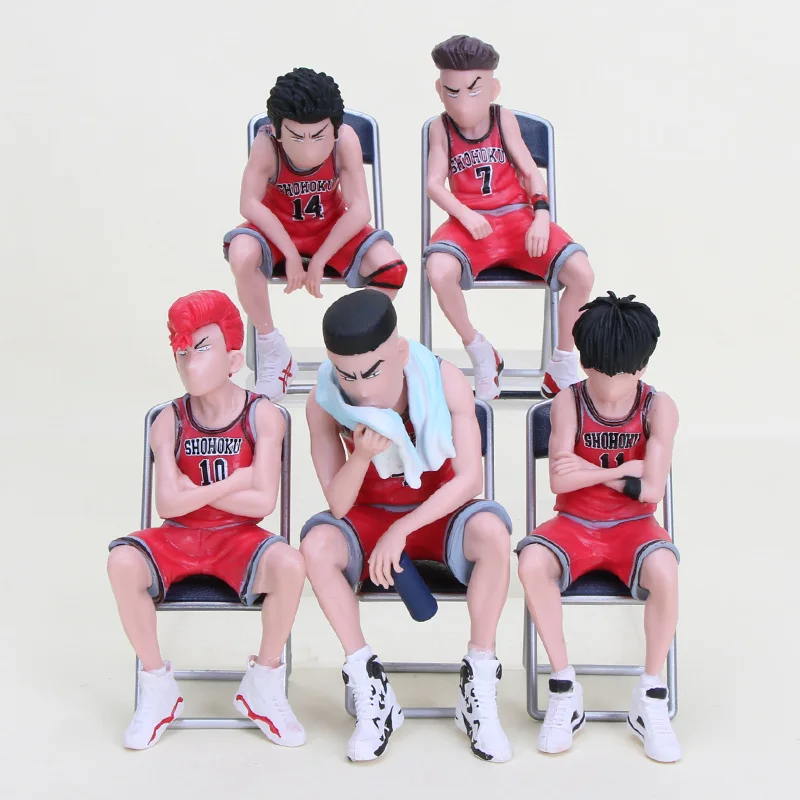 Slam Dunk figure Hanamichi Sakuragi Rukawa Kaede Mitsui Hisashi Akagi Takenori Miyagi Ryota Anime Figure Model Toy Xmas | Игрушки и
