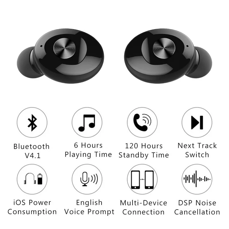 X8 TWS 5,0 Bluetooth 5D стерео Спортивная гарнитура беспроводные мини наушники IPX7 водонепроницаемые наушники 3300 мАч мобильный источник зарядки