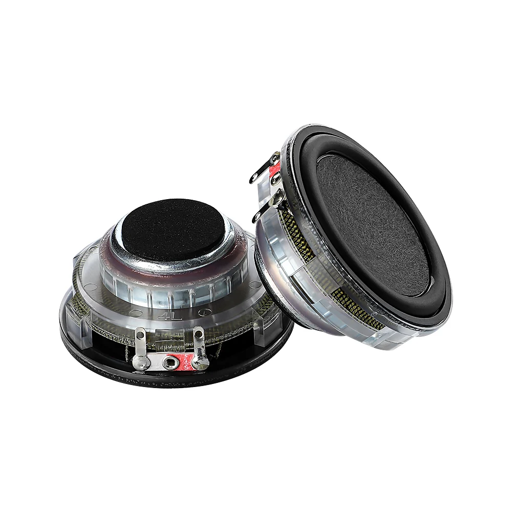 Computer Speakers Audio Speakers 2Pcs 2 Inch 55MM Full Range Frequency 4 Ohm 10W Hemp Fiber Basin Bass for Harman Karton
