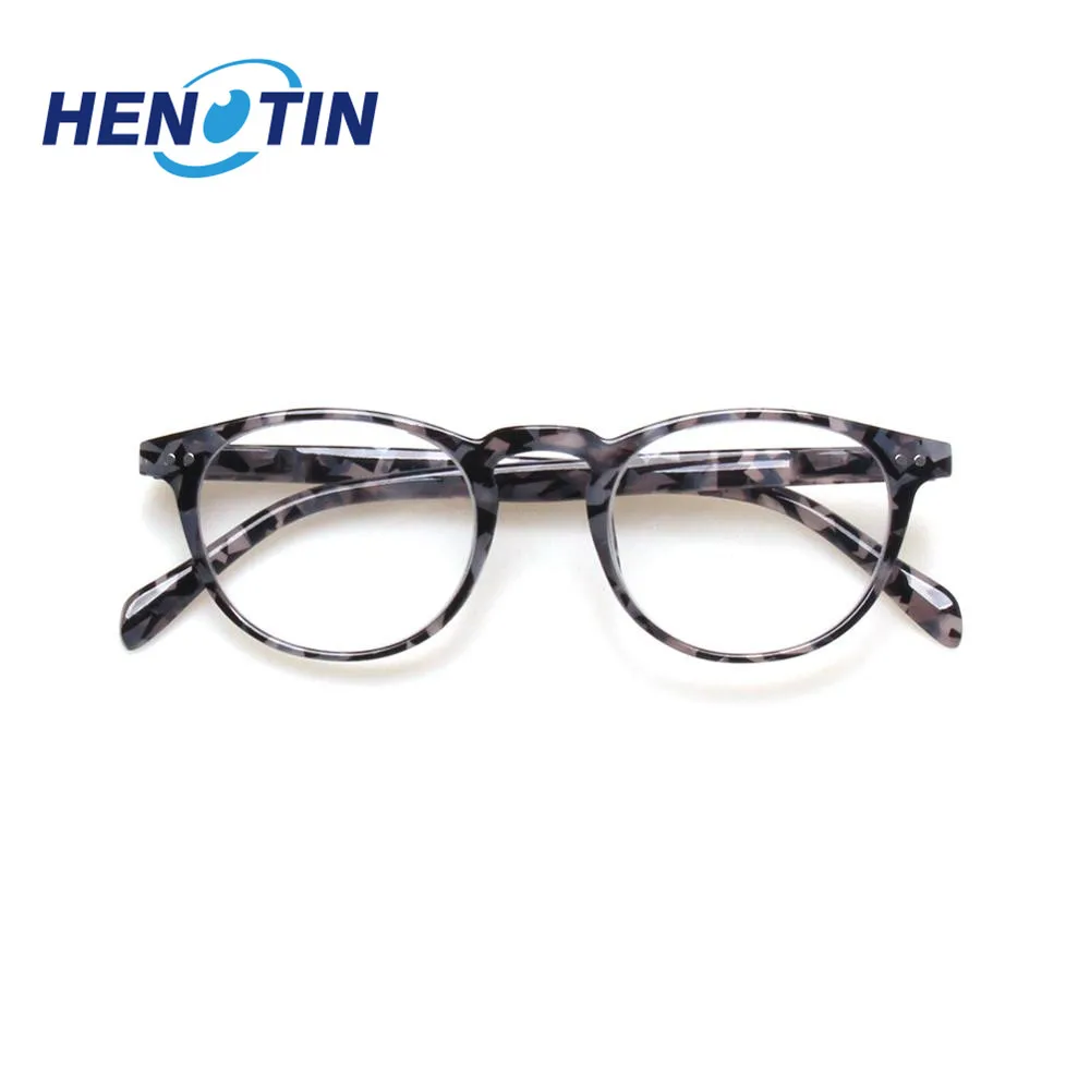 

Spring New Round Reading Glasses Men and Women Fashion Hyperopia Glasses Men Ultra Light Glasses Diopter Glasses