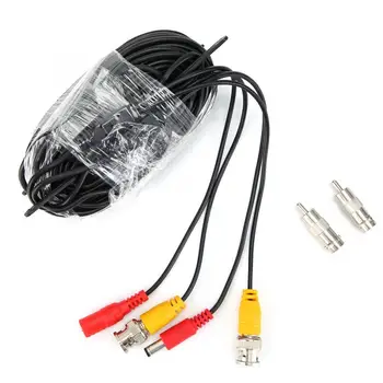 

59ft BNC CCTV Extension Coaxial Line Cable Audio Video Coax for Security Camera