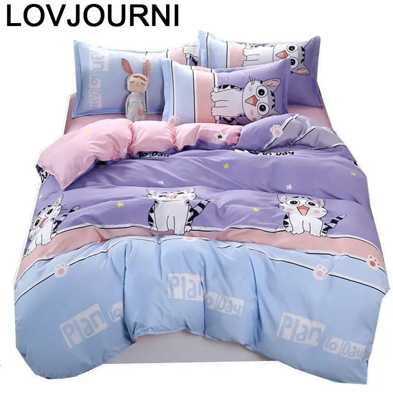 Постельное белье Colcha Y Conjuntos Cobertor, постельное белье из хлопка, Ropa Roupa De Cama, Комплект постельного белья и пододеяльника