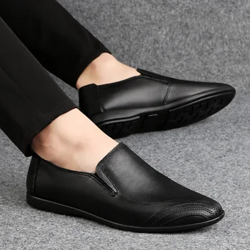 

hot breathable sneakers new man shoes fashion Casual spring leather Mens shoe flat zapatillas casual leisure casuales hombre