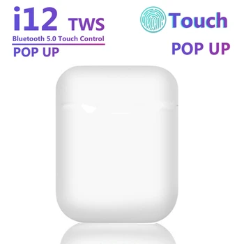 

i12 TWS Bluetooth Earphone Wireless Earbuds Hands Free Business Touch Key Sport Headset For iPhone Xiaomi Huawei Samsung Phone