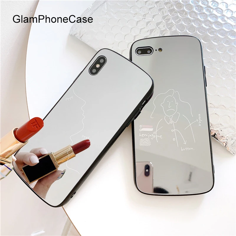 GlamPhoneCase чехол для iPhone X XS Max XR Твердый 7 8 6 6s Plus | Мобильные телефоны и аксессуары