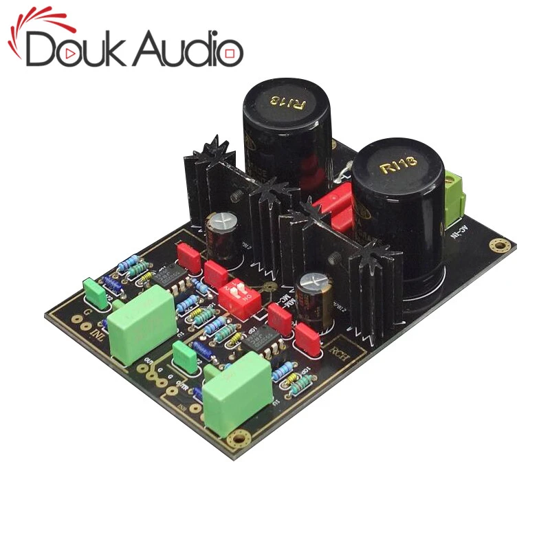 Douk Audio Hifi Mm Mc Phono Stage Preamplifier Board For Vinyl Turntable Ref Germany Dual Preamplifier Board Turntable Preampphono Turntable Preamp Aliexpress