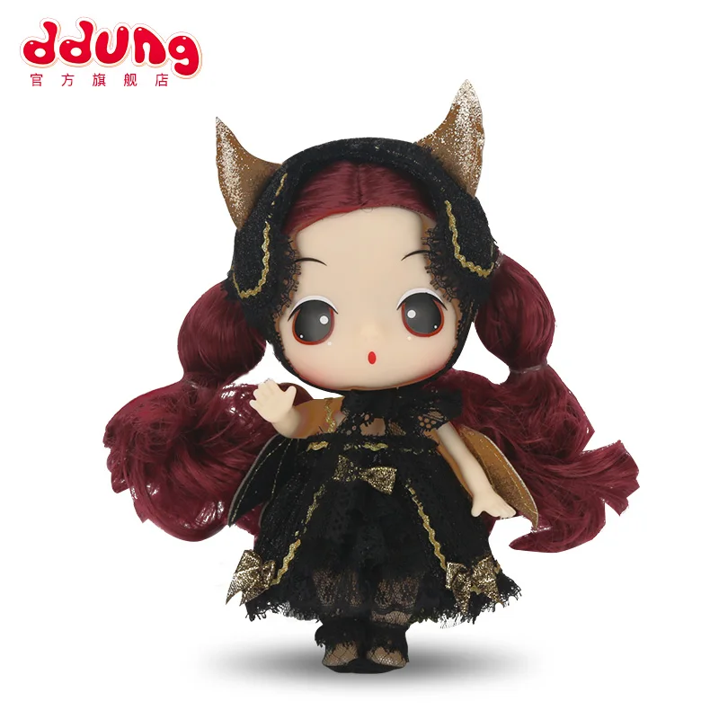 Новые продукты Ddung Demon Black Devil Wings 18 см кукла принцессы перепутанная Bjd кукла|Куклы| |