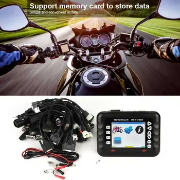 

17 Brands Full set MST-3000 Universal motor Scanner Fault Code diagnostic for Heavy Duty Motorbikes for BMW/DUCATI/HARLEY/KTM