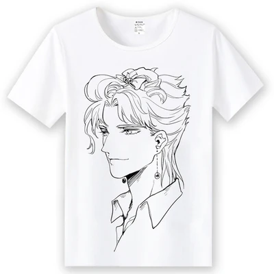 23 Аниме JoJo невероятное приключение Косплей Футболка Леоне abbacchio Higashikata Josuke для мужчин футболка футболки для девочек, топы - Цвет: 23