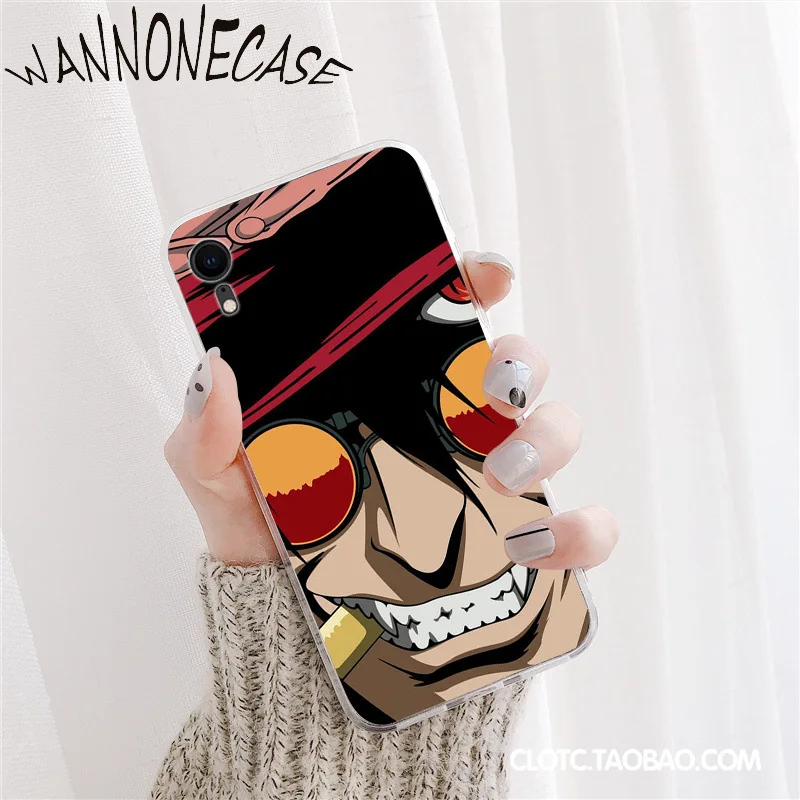 Anime Hellsing Alucard Fan Pola TPU Lembut Ponsel Case untuk iPhone 8 7 6 6S Plus X XS MAX 5 5S SE XR 11 11pro Promax Ponsel