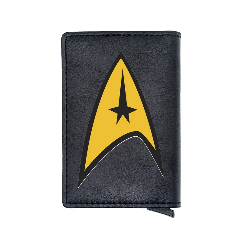 

Classic Black Interstellar Symbol Digital Printing Card Holder Purse Charm Men Women Mini Short Leather Wallet
