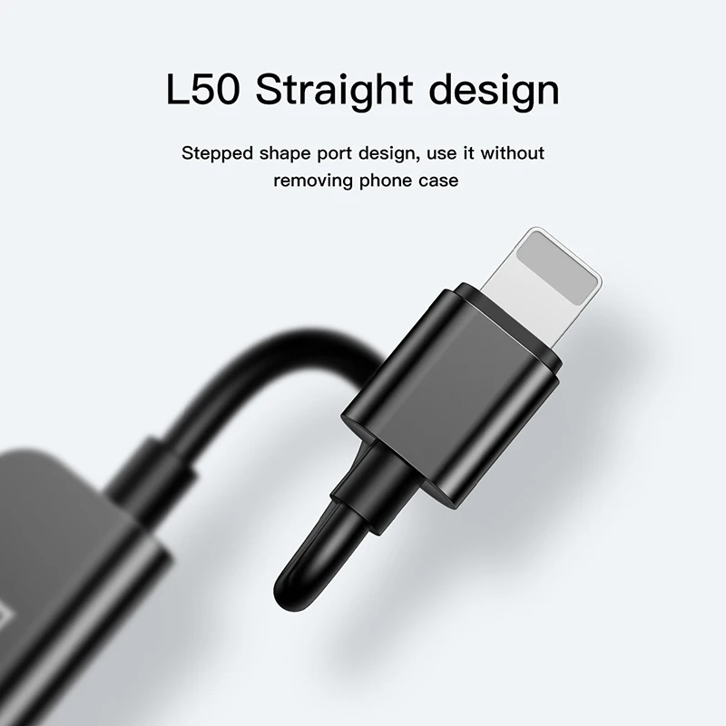 Baseus наушники адаптер для iPhone 11 Pro 7 X XR чип usb удлинитель разветвитель для lightning до 3,5 мм aux jack