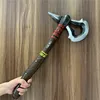 1:1 Cosplay Primitive Tribe Axe Pirate Axe Prop Weapon Role Playing Game Movie Cos Totem Axe PU Weapon Model Toy Prop 47cm 3