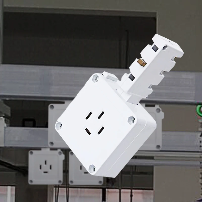 Lighting Busway Wall Socket Safety Sliding Type Quick and Convenient Three Phase Four Wire Socket