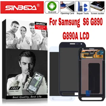 

100% tested Super AMOLED For Samsung Galaxy S6 Active G890 G890A LCD Display Touch Screen Digitizer Assembly Parts High Quality