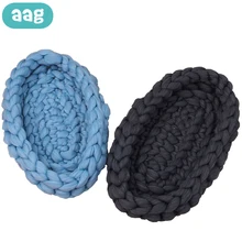 AAG нордическая вязаная детская кроватка для новорожденных, детская кроватка для путешествий, детские кроватки, Детские бамперы, аксессуары для фотосъемки