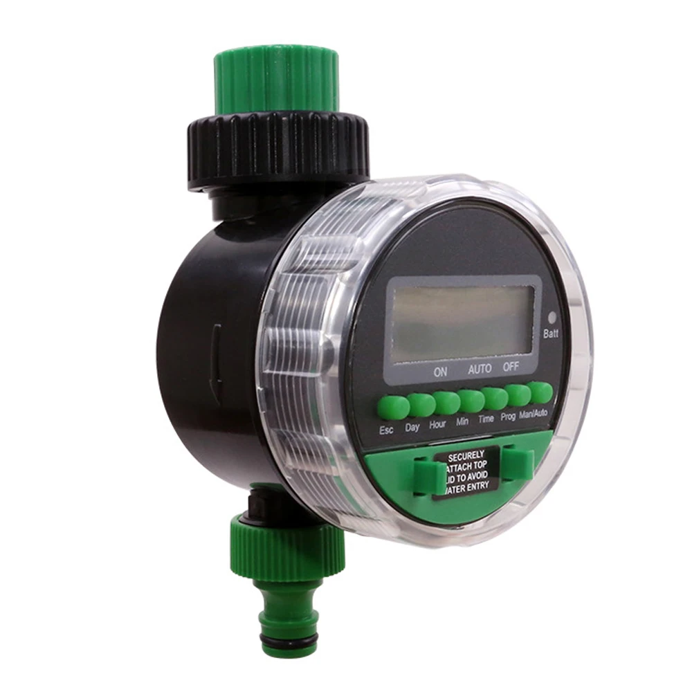 Automatic LCD Display Watering Timer Electronic Home Garden Ball Valve