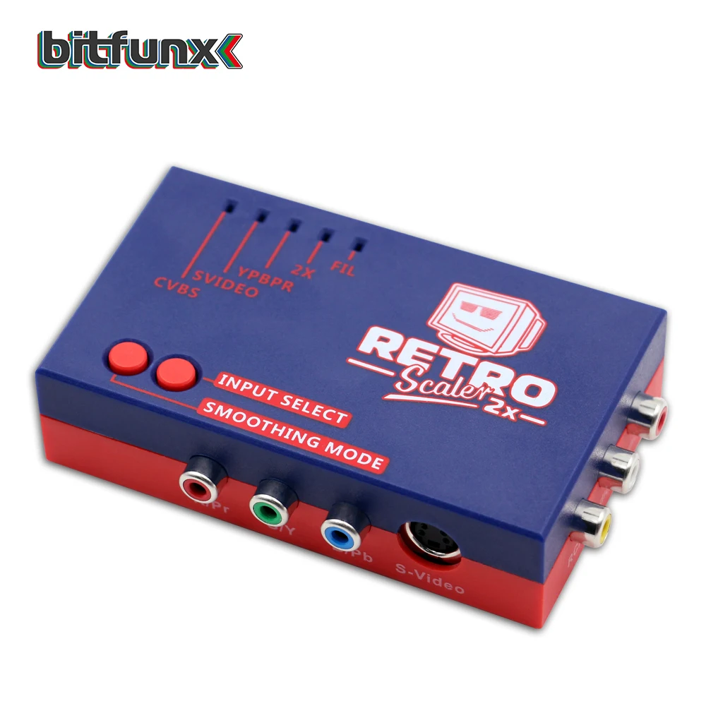  Bitfunx RetroScaler2x A/V to HDMI Converter and Line-doubler for Retro Game Consoles PS2/N64/NES/SE