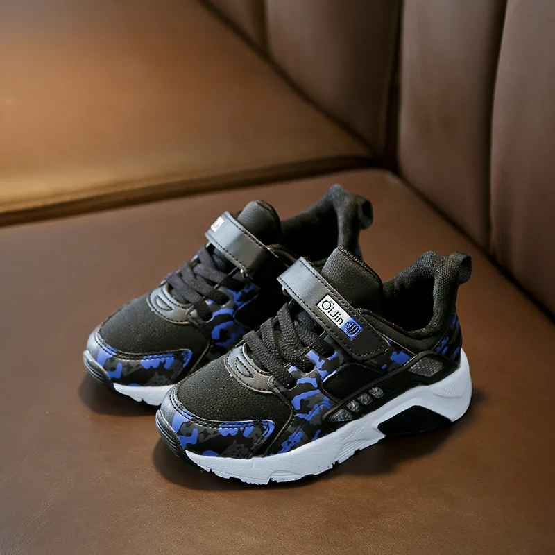 

BOY'S Athletic Shoes 2019 Autumn New Style Young STUDENT'S Military Training Camouflage CHILDREN'S Shoes Children Shoes Soft Bot